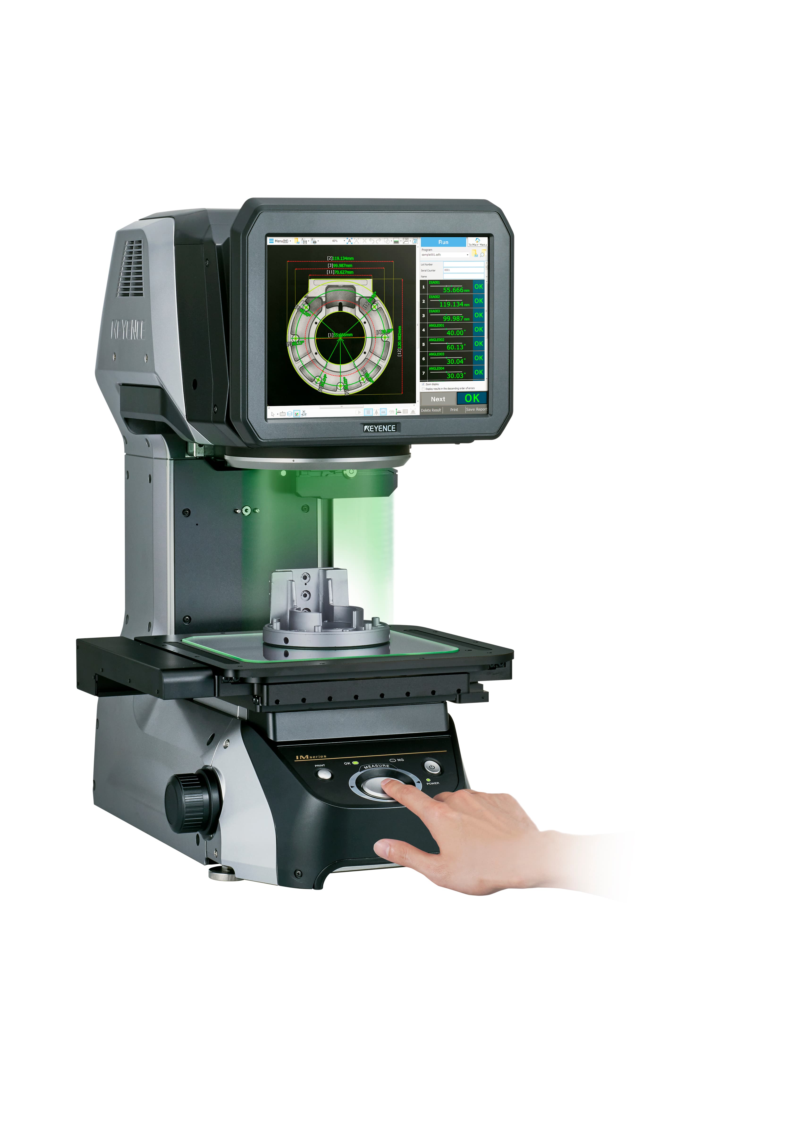 Image Dimension Measurement System