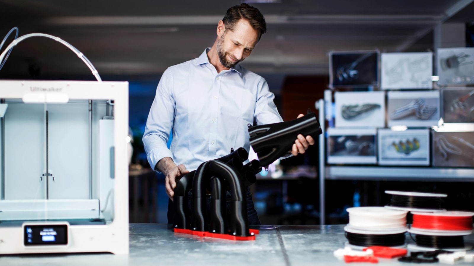 Gain quick access to in-house 3D printing with Ultimaker printers, software and standard profiles