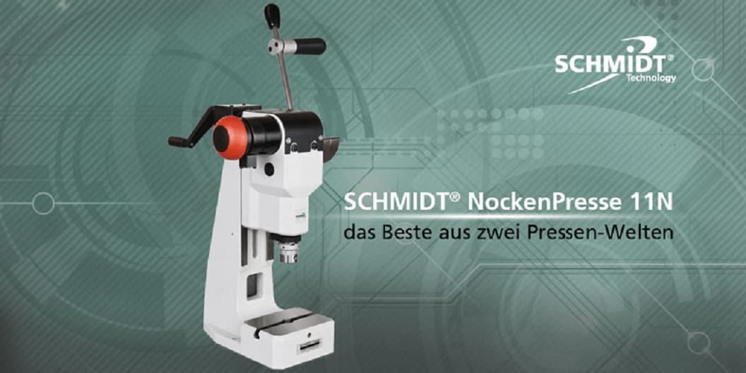 SCHMIDT® NockenPresse 11N: Das Beste aus 2 Pressen-Welten