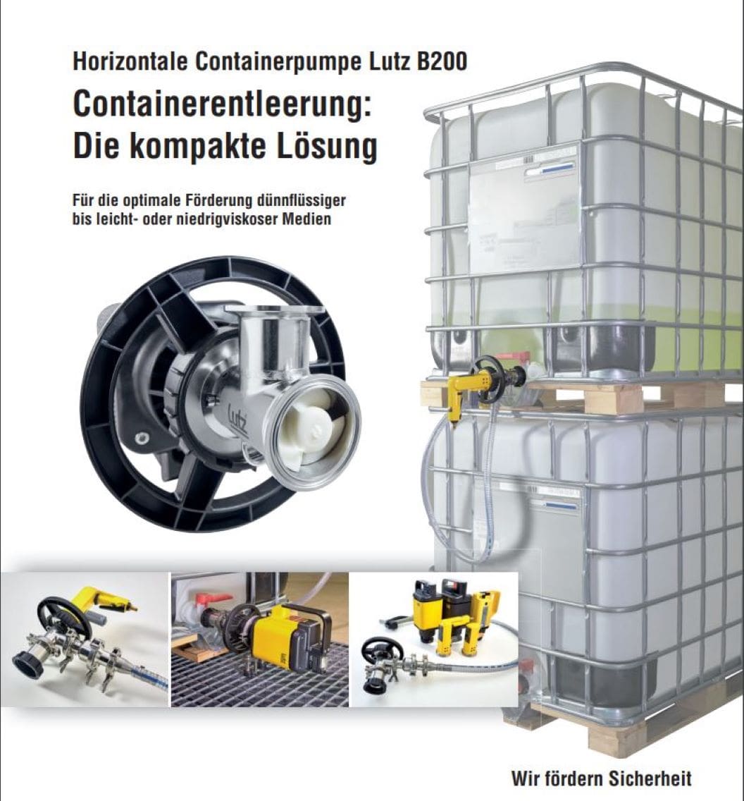 horizontale Containerpumpe B200