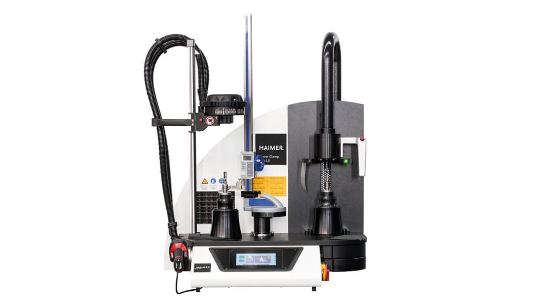 HAIMER Schrumpfgerät PowerClamp Air i4.0 mit Motorspule, konturunabhängiger Luftkühlung und Scanner