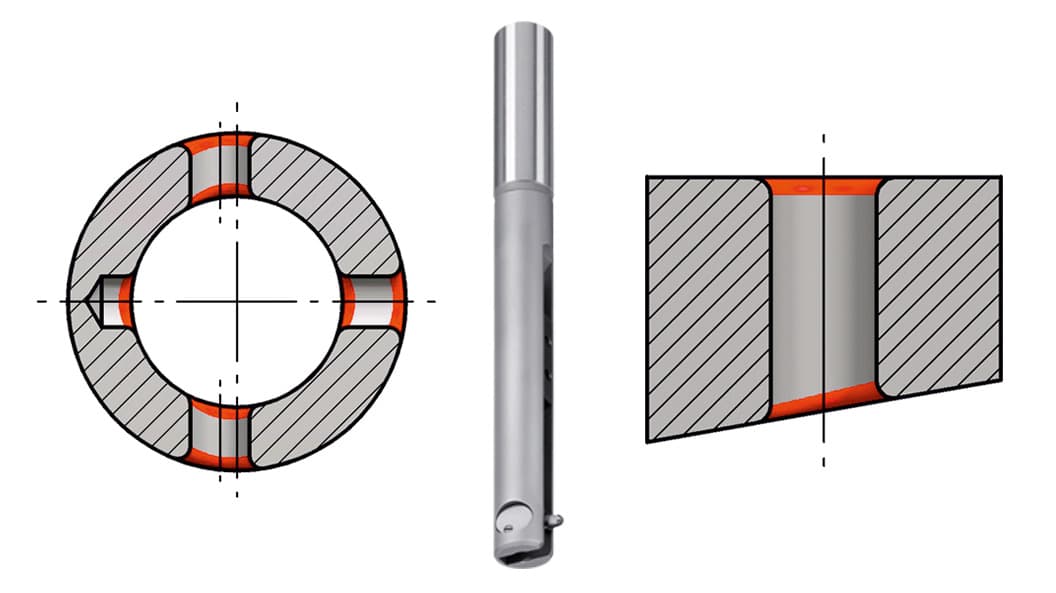 Workpiece drawings of typical applications