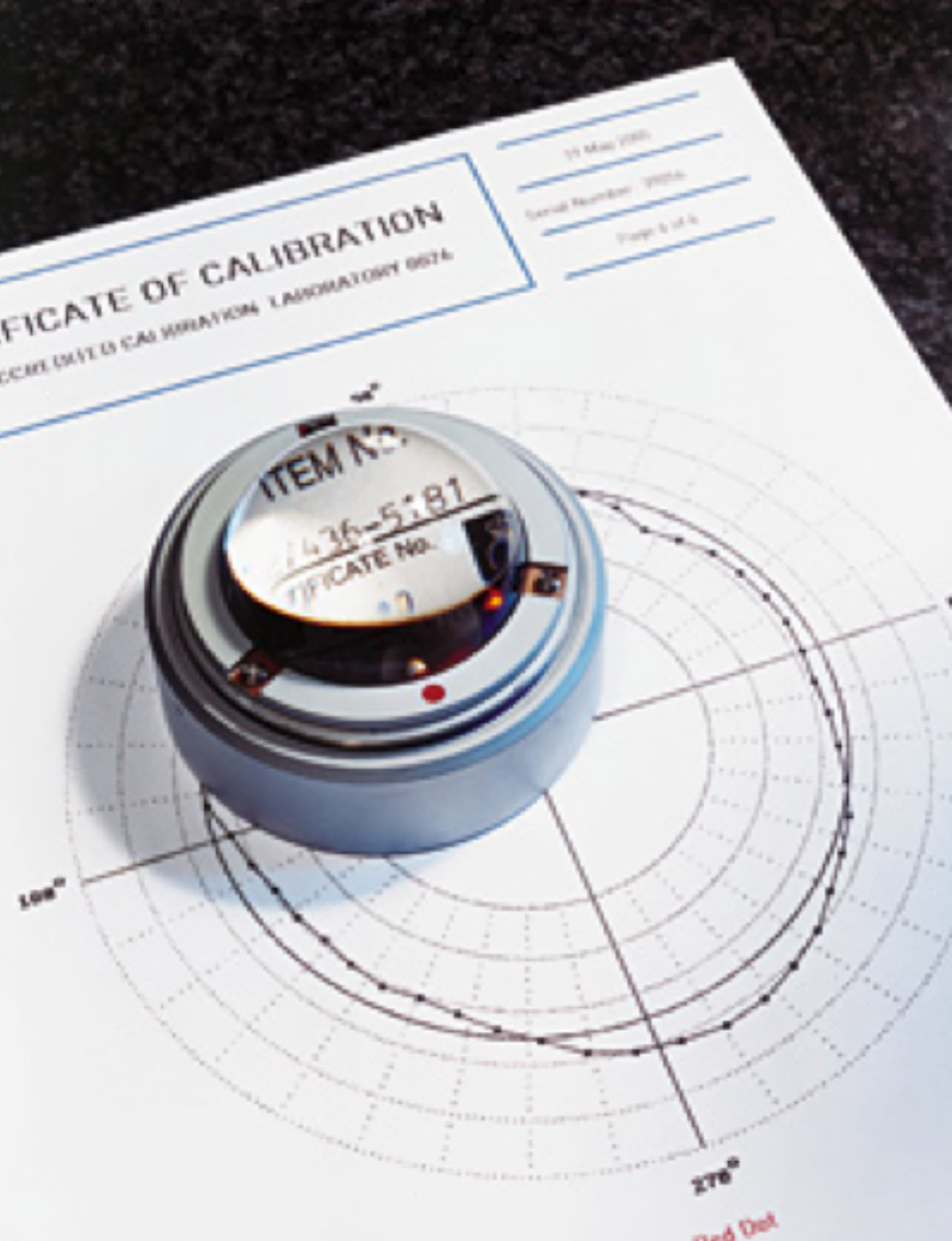 calibration certificate