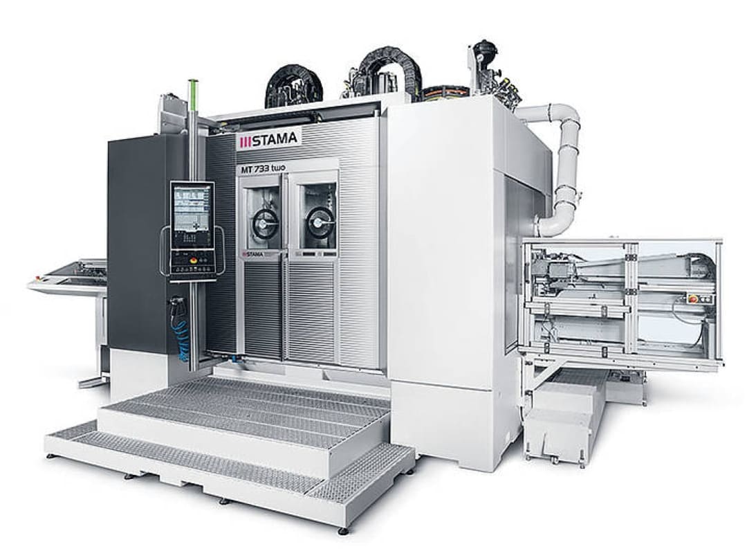 STAMA MT 733 Flexible, fast, precise from blank to finished part Milling/turning centers, 5-axis