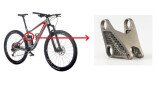 AM Mountain bike part made of titanium: demonstrator for lightweight design & fatigue strength